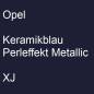 Preview: Opel, Keramikblau Perleffekt Metallic, XJ.